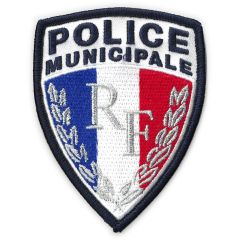 Ecusson brode sur velcro RF Police Municipale GM