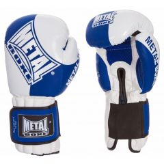 Gants  officiel entrainement/competition Metal Boxe - Bleu - 10oz