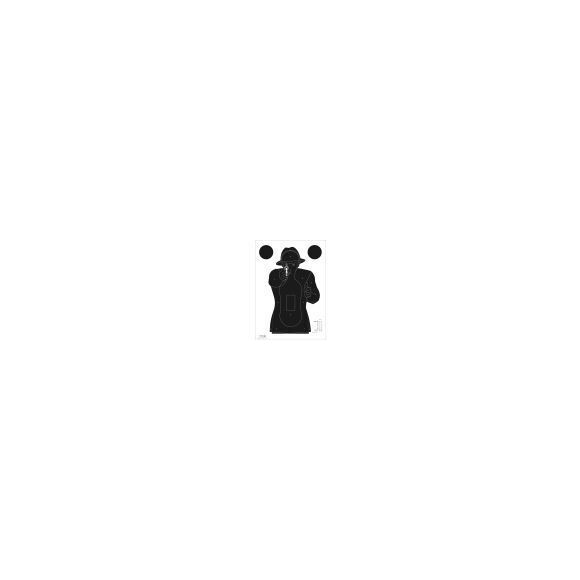 Cibles e0021 tir rapide - Silhouette - papier