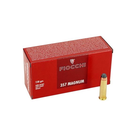 Cartouches Fiocchi c/357mag sjsp 158 gr
