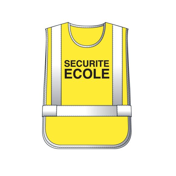 Chasuble Jaune haute visibilité sécurité école