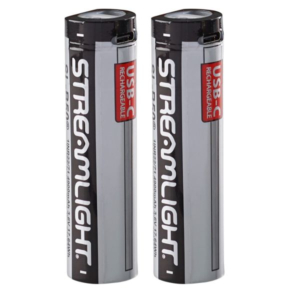 Kit De 2 Batteries Streamlight Sl-B50 Usb-C