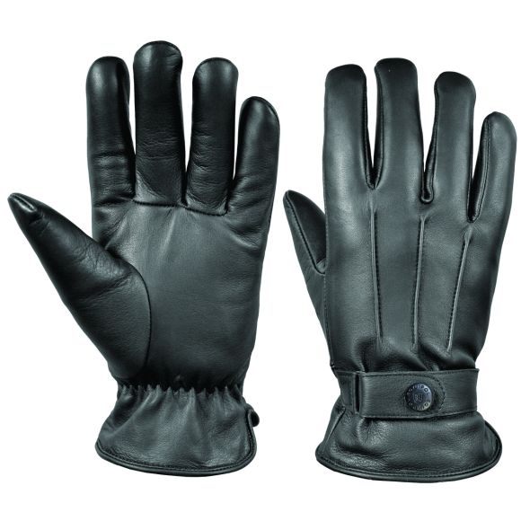 Gants mo en Cuir - Noir - t/8