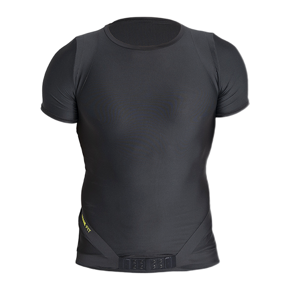 T-shirt Percko Lyne Fit pour homme - Noir