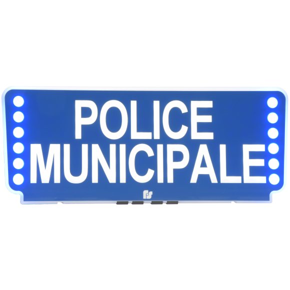 Pare Soleil Police Municipale - LED Haute Visibilité
