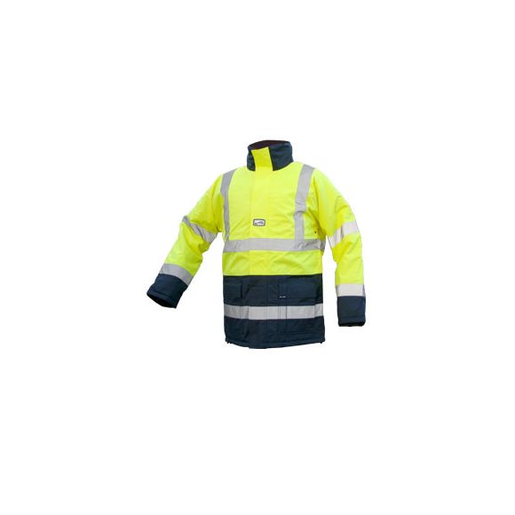 Parka Haute Visibilité Sécurité Ecole avec Marquage -XL